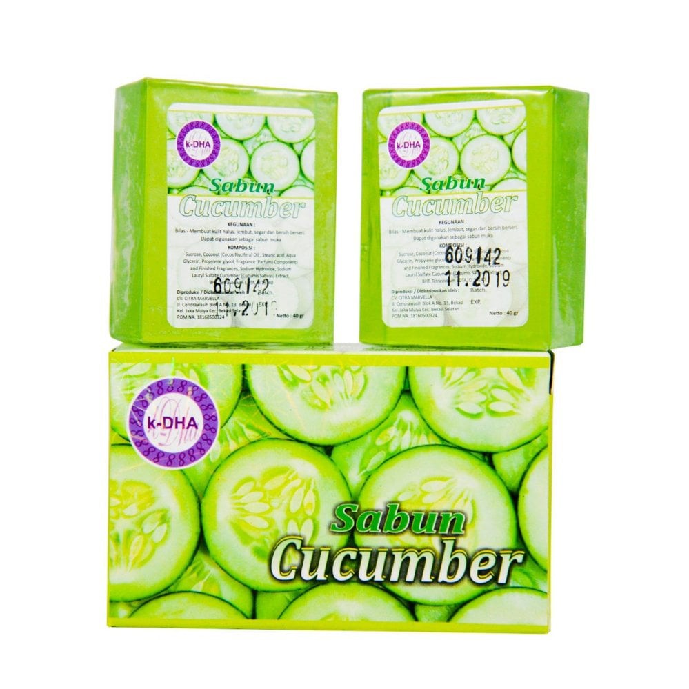 K DHA Cucumber Soap Sabun Timur BPOM Original 100