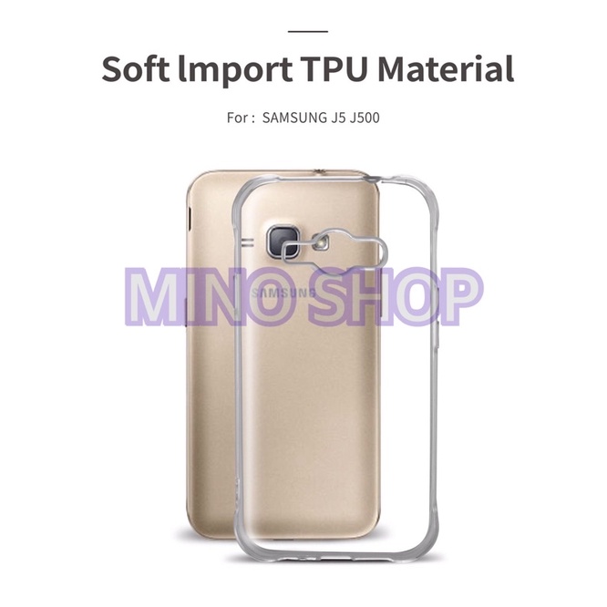 SOFTCASE TRANSPARAN SAMSUNG J5 2015 J500 PREMIUM CLEAR SOFT CASE