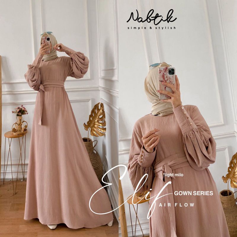 ELIF GOWN SERIES ORIGINAL NABTIK FASHION MURAH SOLO