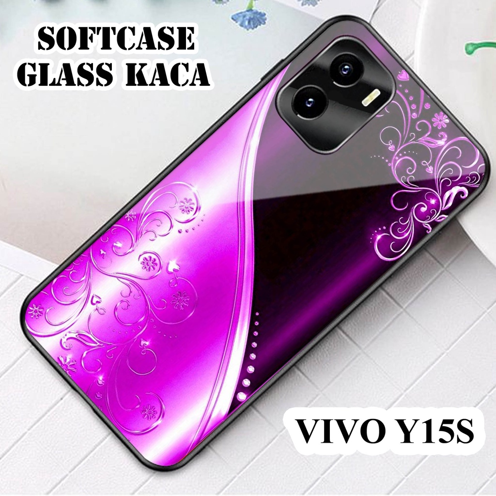 Softcase Glass Kaca VIVO Y15 S - Casing HP VIVO Y15 S[ S23 ].