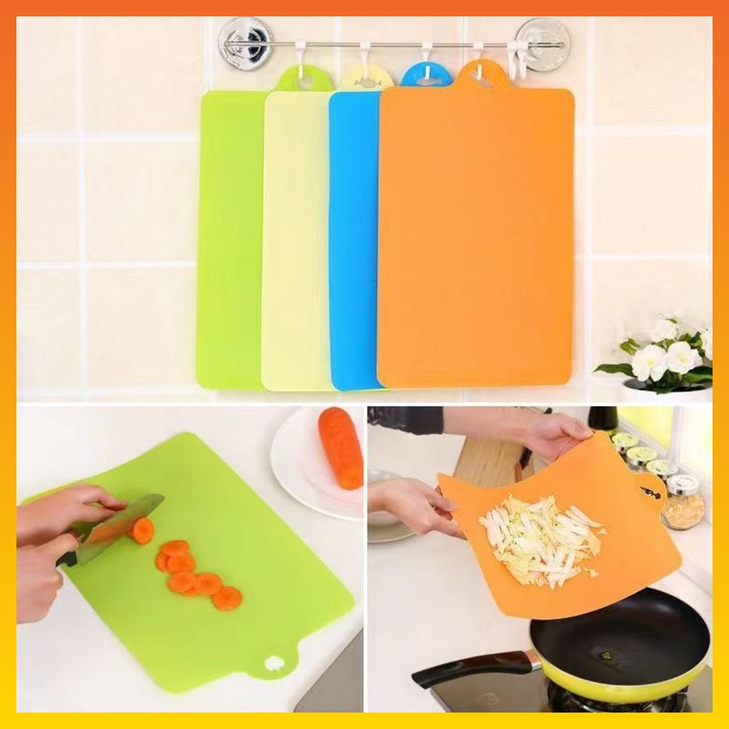 Talenan Plastik Lentur Serbaguna Talenan plastik murah Alas Potong Talenan Chopping Cutting Board Talenan Plastik Elastis Lentur WHFURNITURE