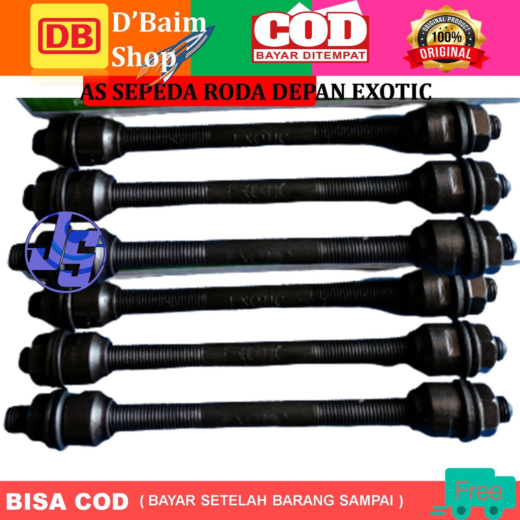 As Sepeda Roda Depan EXOTIC Hitam