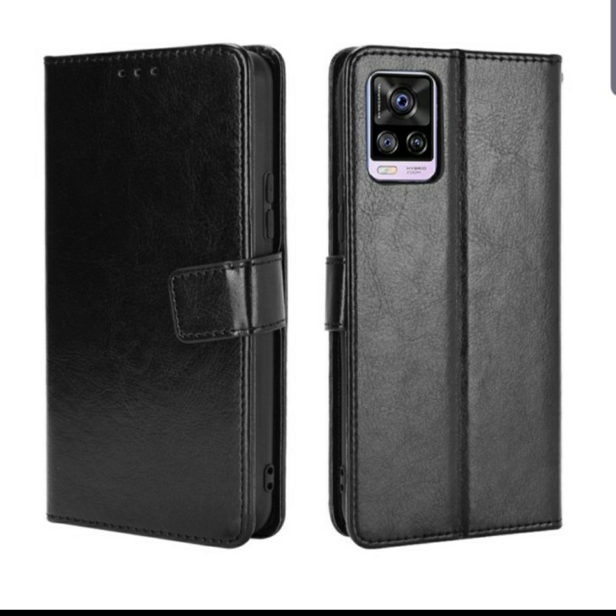 VIVO V20/V20SE/V20 SE CASE FLIP BOOK COVER , SOFTCASE STANDING LEATHER CASE