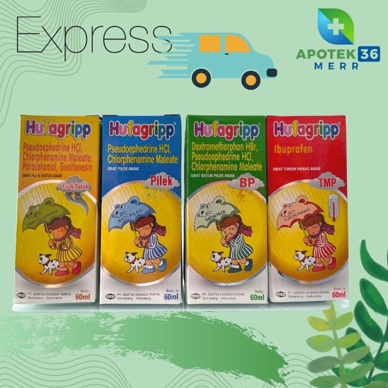 HUFAGRIPP SIRUP SYRUP ANAK 60ML