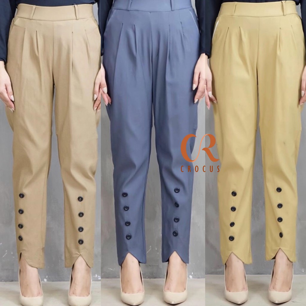 CS Celana  Kerja Baggy  Pants  Hayya Shopee Indonesia