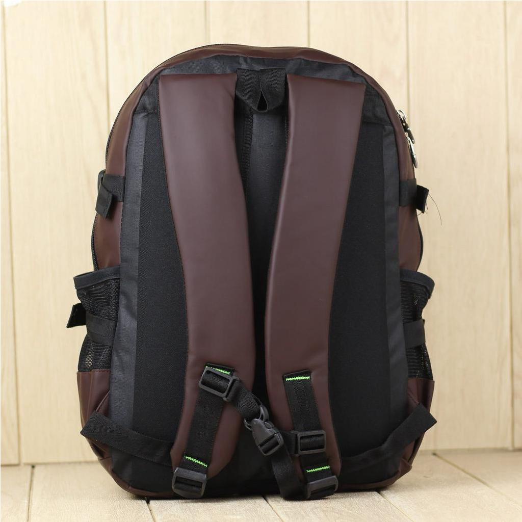 Ransel Kerja Pria Extreme Waterproof Coklat Tas Sekolah Kuliah SD SMP SMA Tebal Polos Bonus Raincover Muat Laptop LKS Nyaman Dipunggung Tas Kerja Dinas