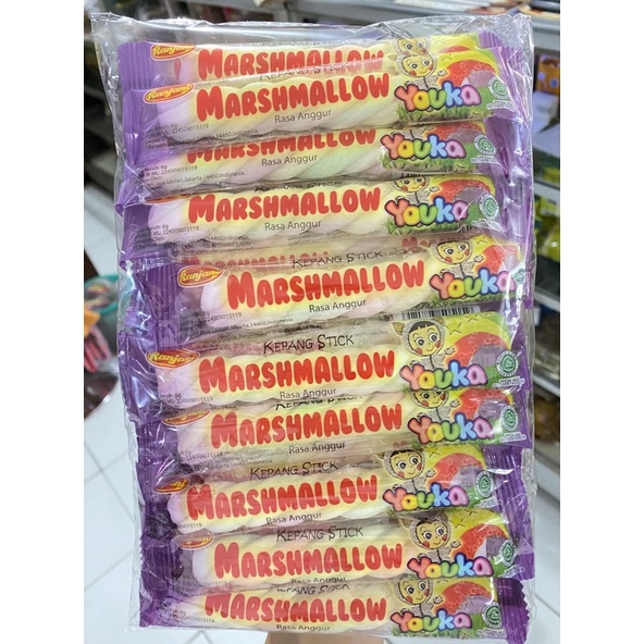 

Ranjani youka marshmallow kepang stick isi 20 sachet