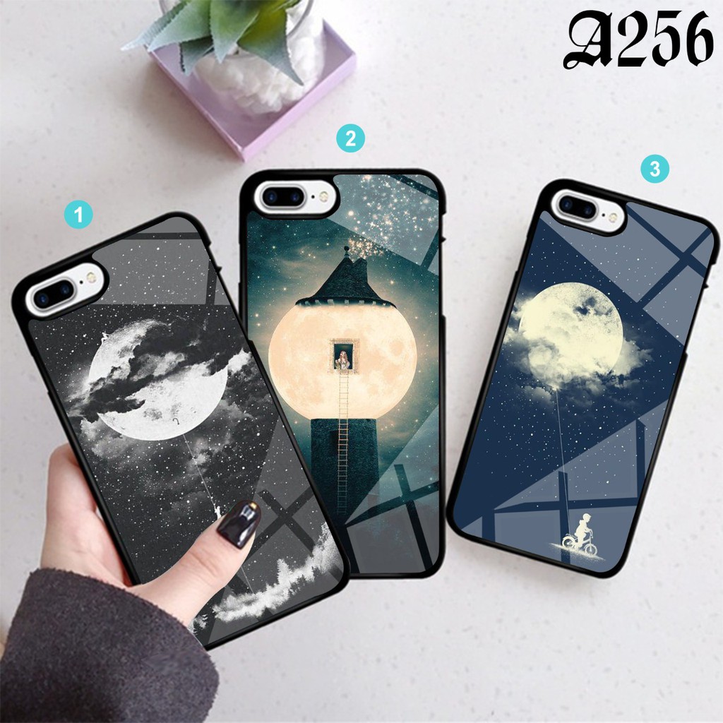 A256 CASE 2D GLOSSY KILAU KACA CASE OPPO A74 A15 A16 A1K,A3S,A5,A5S,A31,A7,A91,A92,A95,A9 2020,A71,A