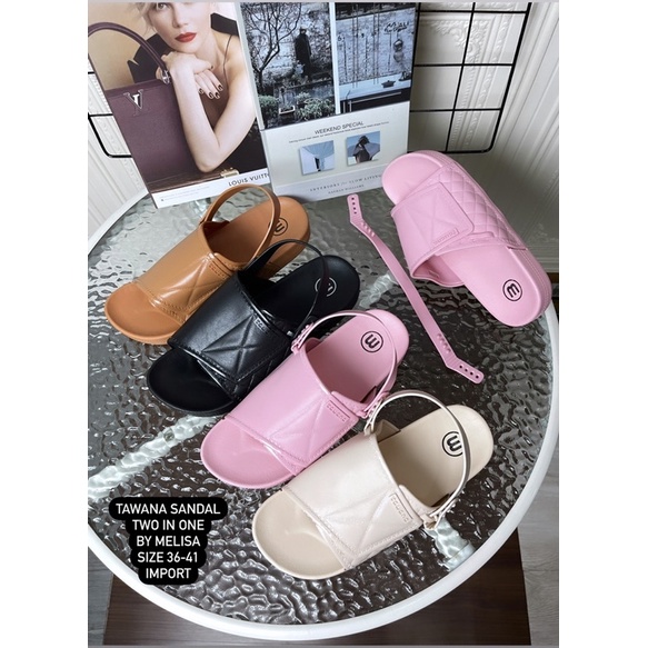 GJAZ TAWANA SANDAL TWO IN ONE BY MELISA IMPORT