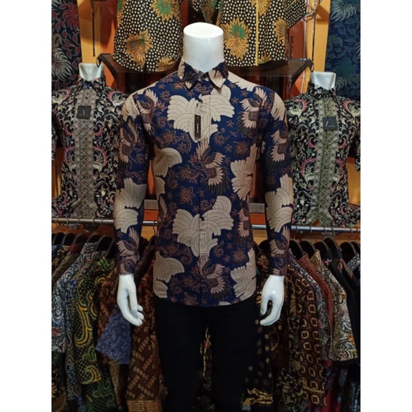 Baju Batik Pria Modern Lengan Panjang Slimfit Premium