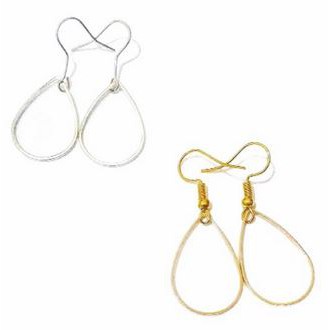 Claire Teardrop Earrings | Anting Hooks Handmade