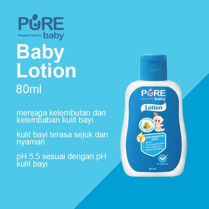 MAKASSAR! Pure Baby lotion