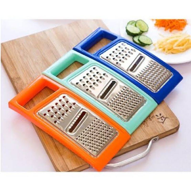 PARUTAN DAPUR SERBAGUNA 4IN1 STAINLESS PARUTAN SAYUR WORTEL KENTANG BUAH KEJU GRATER KITCHEN