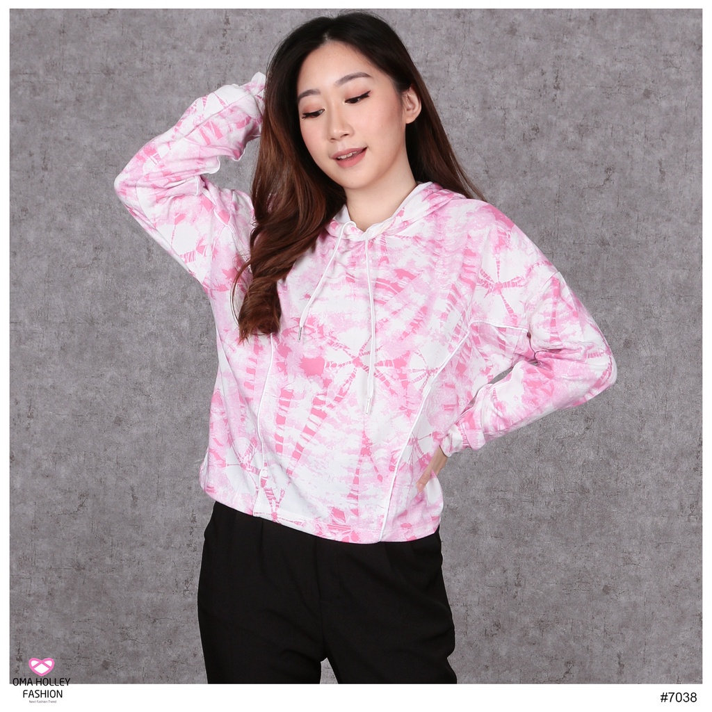 (COD) OH Fashion Lily Hoodie Tyedye #6164