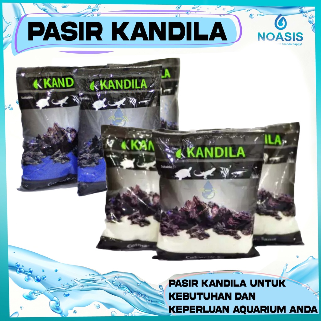 PASIR KANDILA 1KG PUTIH PASIR SILICA HALUS AQUARIUM AQUASCAPE SILIKA