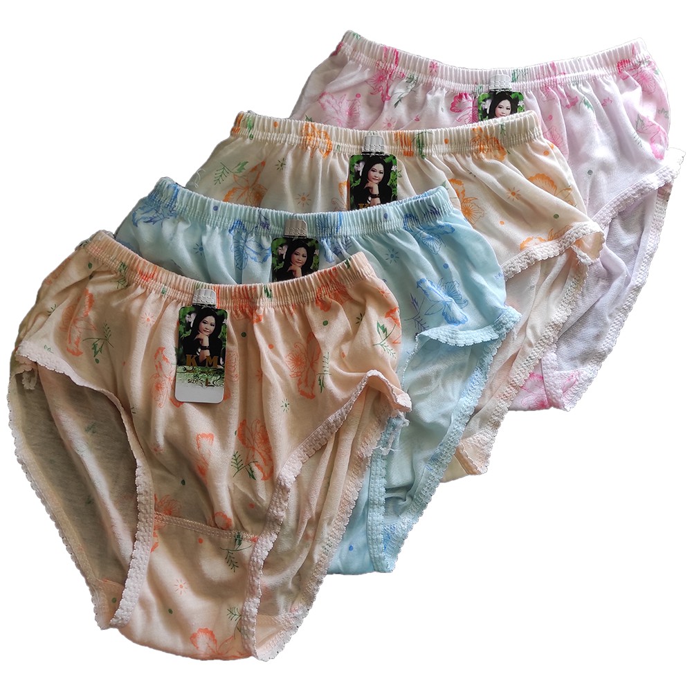 CELANA  DALAM WANITA CD UNDIES WANITA MEREK ROSITA MOTIF BUNGA SIZE M L XL XXL