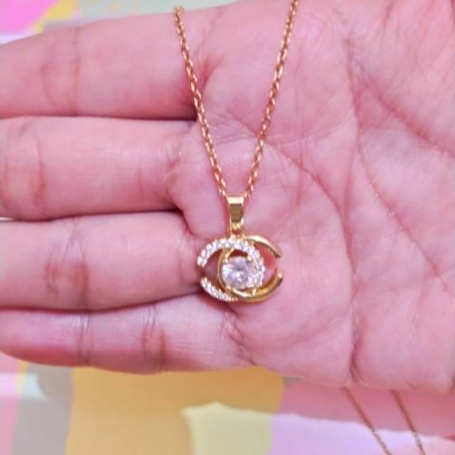 kalung wanita kalung titanium perhiasan wanita  aksesoris kalung aksesoris wanita murah
