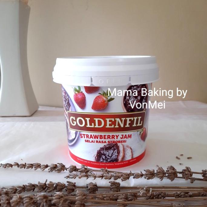 

[COD] GOLDENFIL Strawberry Selai Isian Stroberi Jam Filling Goldenfil 1 kg [COD]