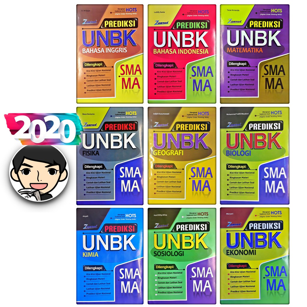 Buku Unbk Sma Ma 2019 2020 Zamrud Shopee Indonesia