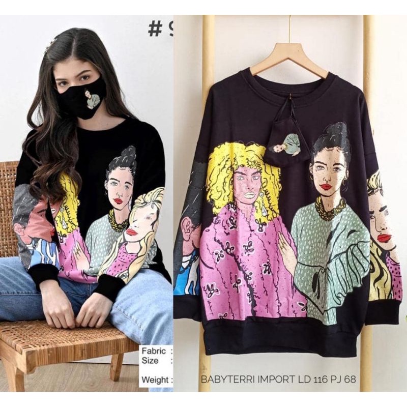 Kaos babyterry  jumbo import