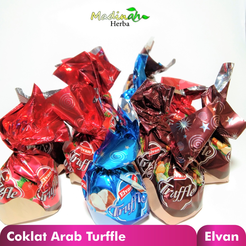 Coklat Truffle Elvan Coklat Arab / Coklat Turkey / Permen Coklat / Oleh-oleh Haji Dan Umroh
