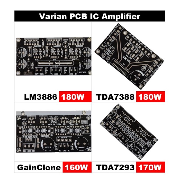 Promo PCB Amplifier IC TDA7293/TDA7294 TDA7388 LM1875/TDA2030/TDA2050 LM3886 - TDA7293 170W Keren