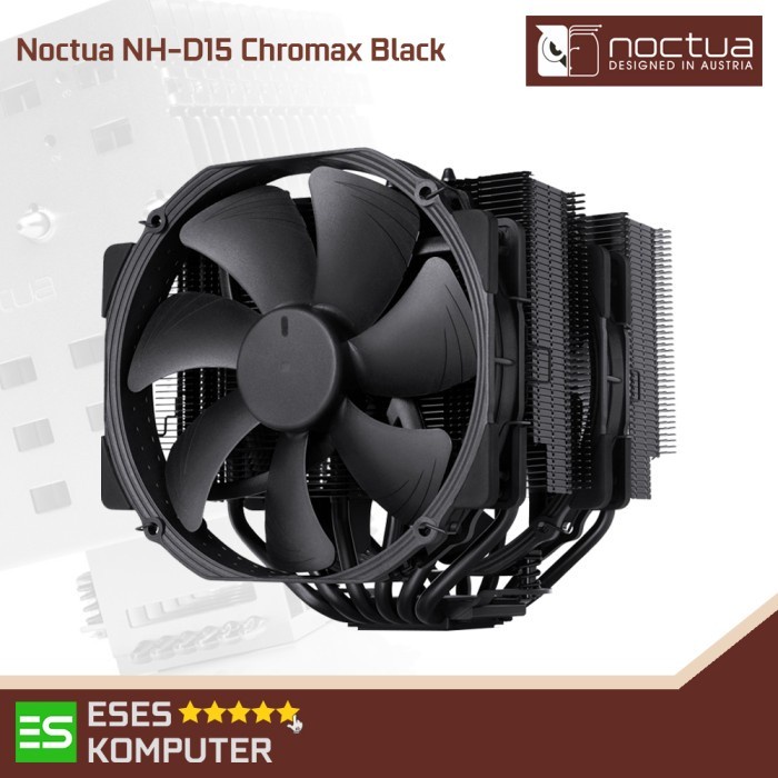 HSF Noctua NH-D15 CH.BK Chromax Black - Twin Tower PWM CPU Air Cooler