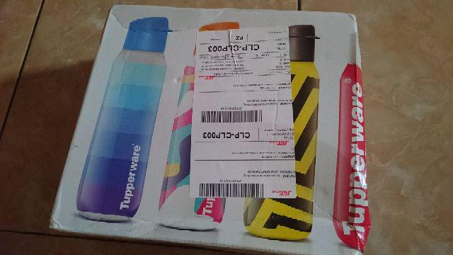 Botol Minum Eco Straw Dan Ulir 750 Ml