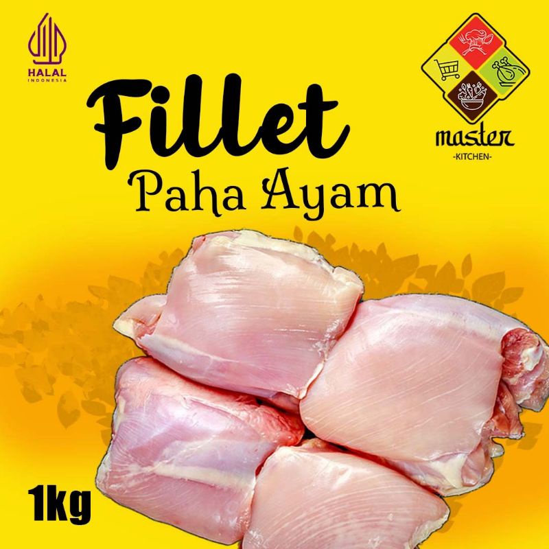 

FILLET PAHA AYAM BERSIH BEKU SEGAR TANPA TULANG TANPA KULIT/ DAGING AYAM BONELESS PAHA AYAM FILLET BROILER FROZEN FRESH 0.9 - 1KG