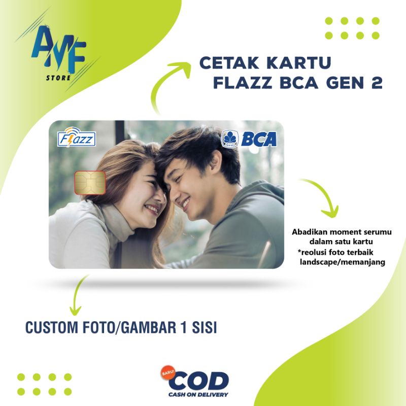 Jual Kartu Flazz Bca Gen 2 Generasi Terbaru E Toll Custom Foto/Gambar