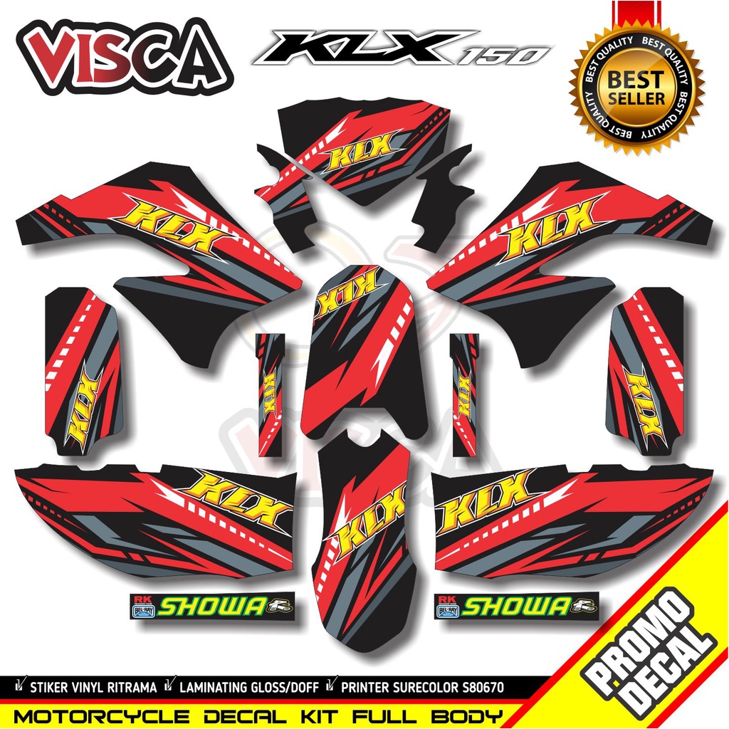 Decal Klx S 150 Lama Dekal Klx 150 Lama Stiker Klx 150 Lama Full Body Decal Klx Lama Hologram KLX S0