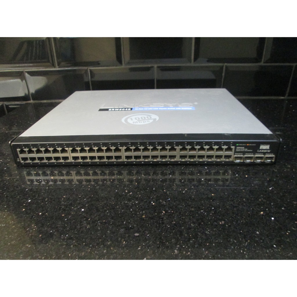 Switch Gigabit Cisco Linksys SRW2048 Manageable 48 Port