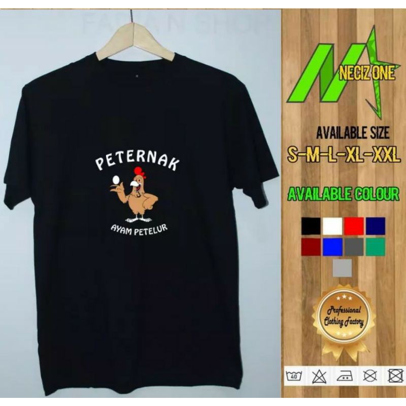 KAOS PETERNAK AYAM PETELUR KAOS PRIA KEKINIAN