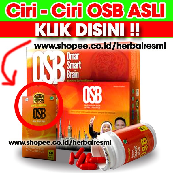 Osb Kapsul Vitamin Anak OSB Vitamin Otak Anak Omar Smart Brain Vitamin Untuk Anak Cerdas