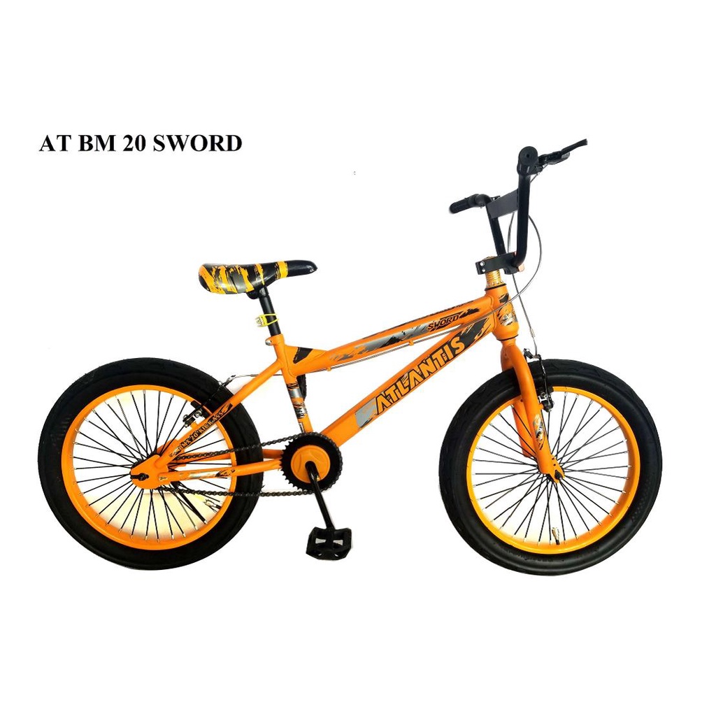 Sepeda Anak dan Remaja BMX Atlantis AT BM 20 SWORD Steel