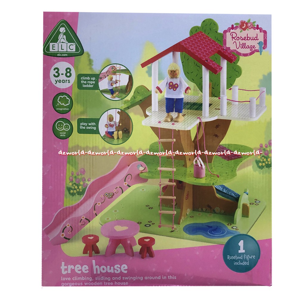 ELC Tree House Love Climbing Sliding Swimming Mainan Rumah Pohon