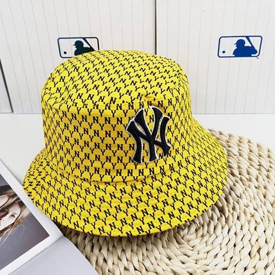 bucket hats NY bolak balik korean style terlaris