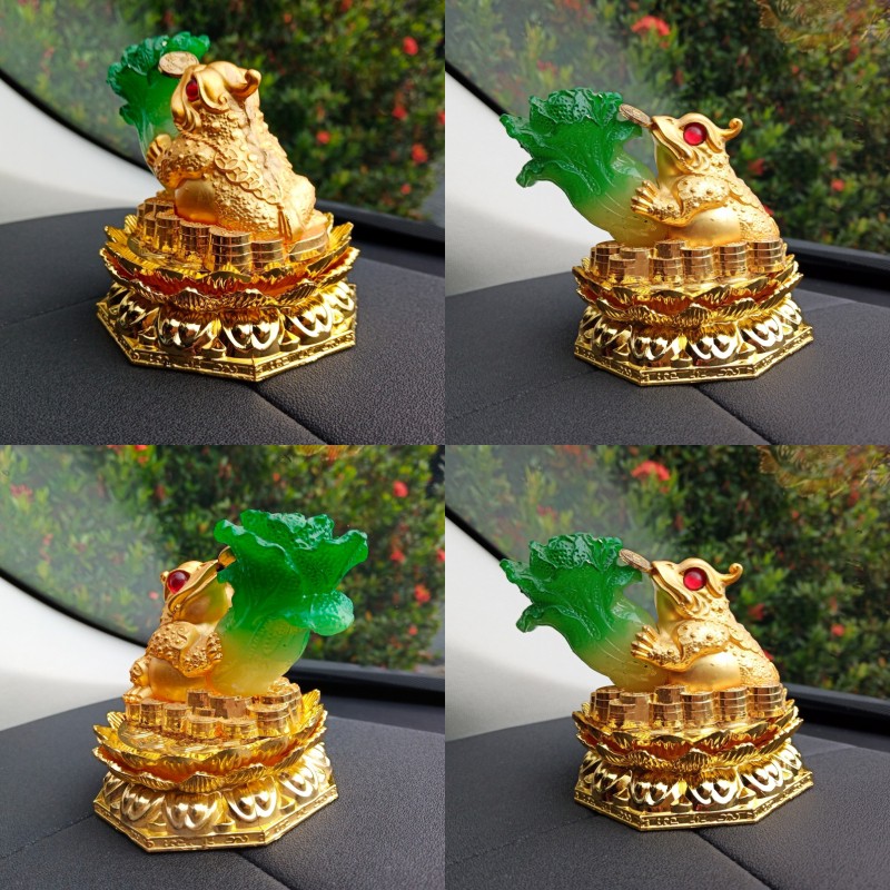 Pajangan Mobil KODOK REZEKI GUAN YU KUAN KONG KUAN IM BUDDHA ELANG Bahan Alloy