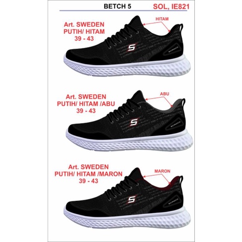 sepatu SCIROCO SWEDEN ( 39-43 ) sepatu sneakers laki laki