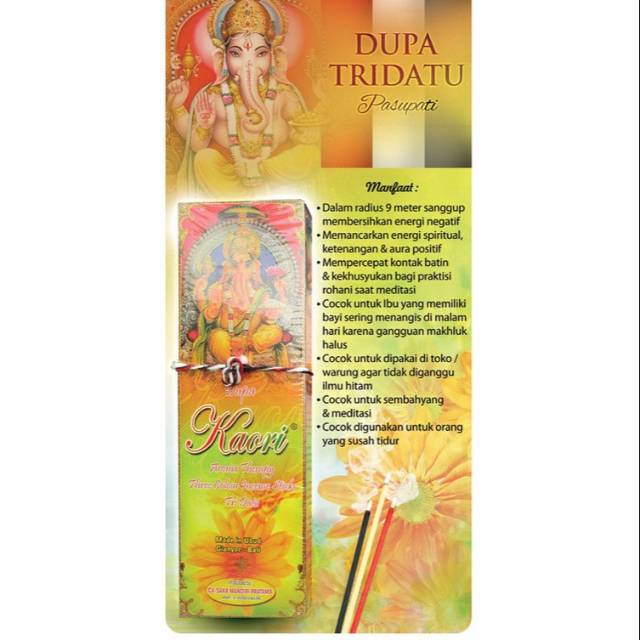 Dupa Kaori Tridatu Pasupati Box