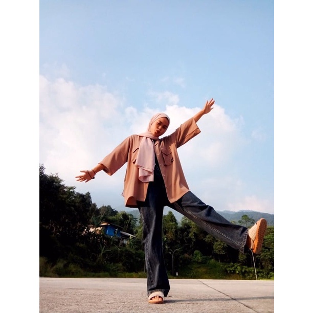 HD16:RUBY KEMEJA OVERSIZE REMAJA KOREANSTYLE