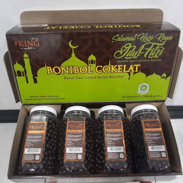 

D'KING BONIBOL COKLAT BISKUIT 1 toples