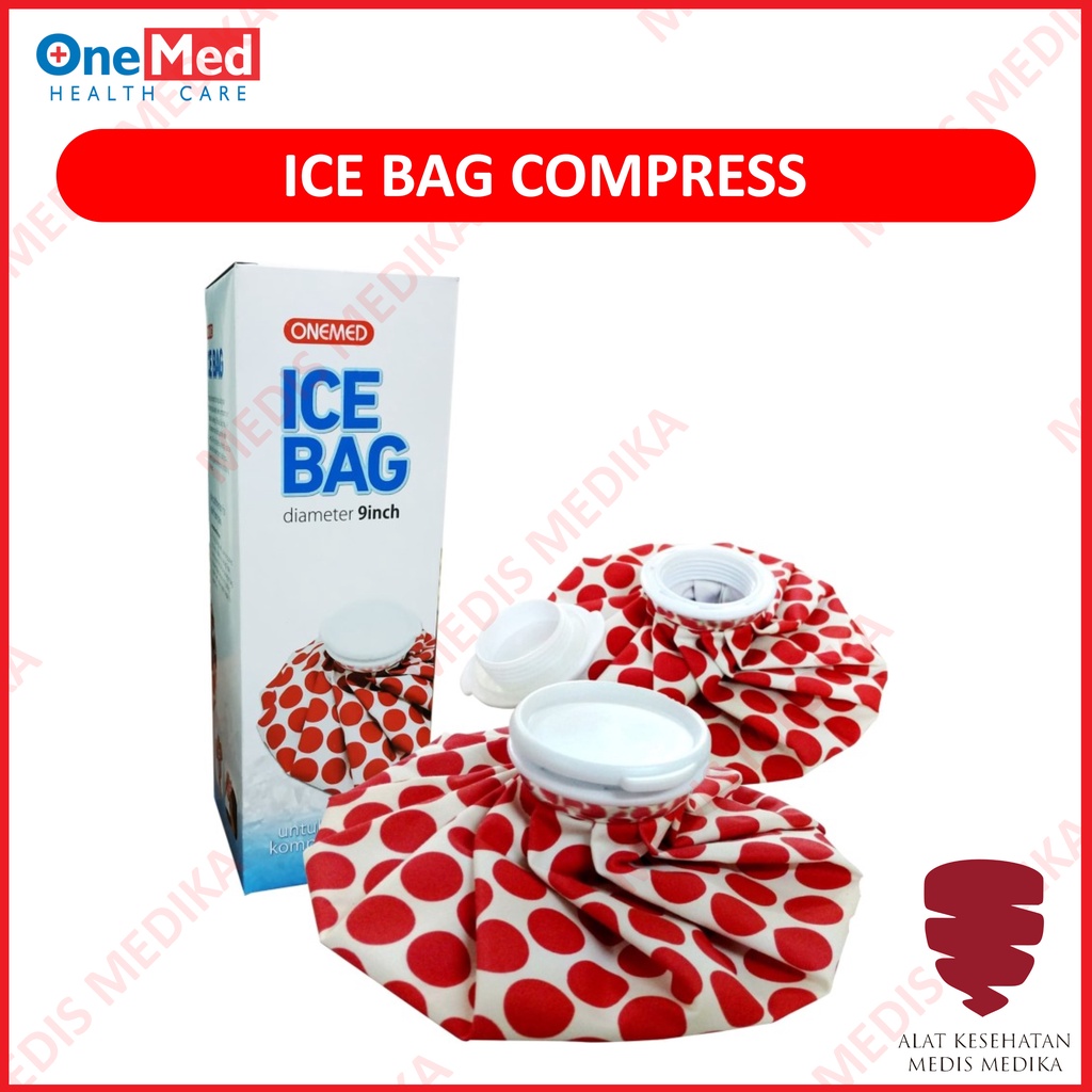 Ice Bag OneMed Alat Kantong Kompres Air Es Dingin Panas Pereda Demam Compress