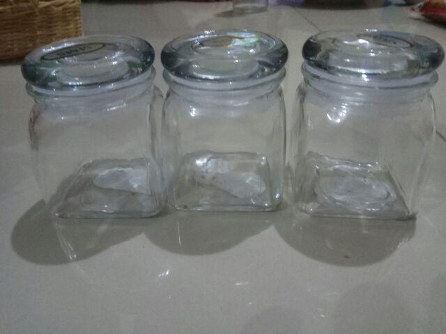 Keke Jar Kaca Mini 150 Ml / Toples Beling Mini Kedap Udara 150 Ml