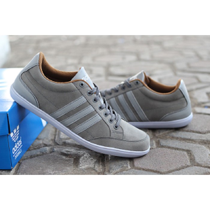 sepatu pria adidas capler sneakers sekolah santai murah 3 varian warna bisa bayar di rumah COD