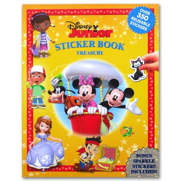 Sticker Book Treasury Disney Junior With Over 350 Reusable Sticker