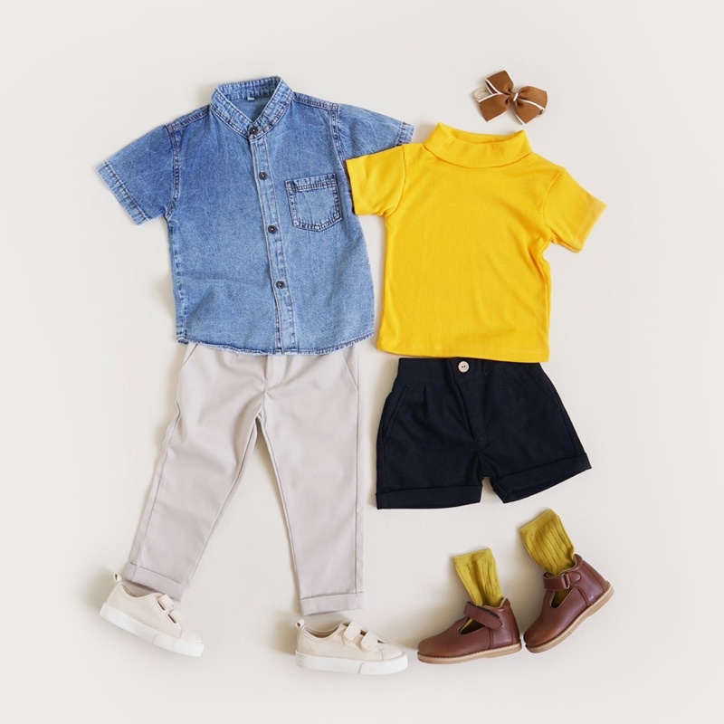 KIDS SHORT CHINOS PANTS CELANA PENDEK ANAK