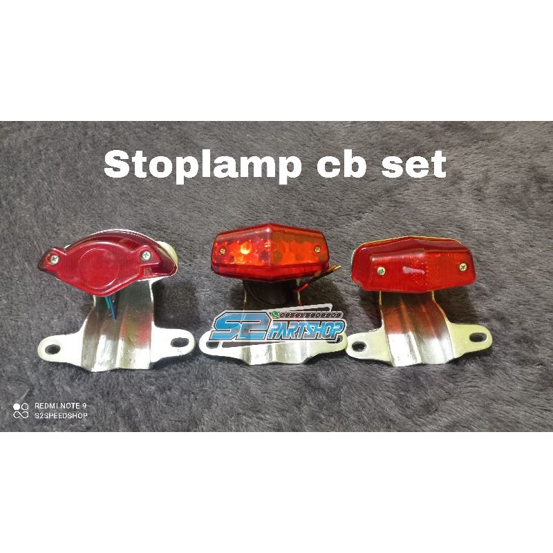 Stoplamp cb lampu belakang cb set pangkon