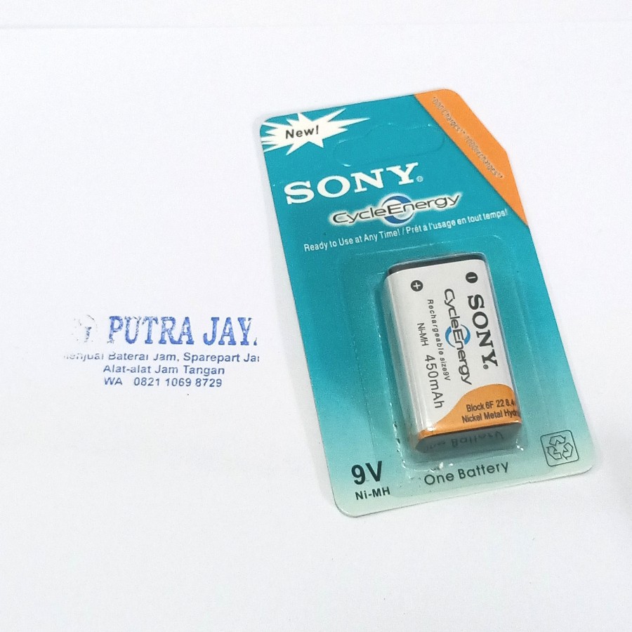 batre cas Sony 9v battery Sony kotak 9v baterai Sony cas rechargeable