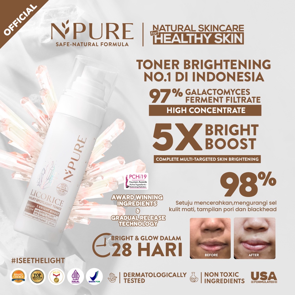 READY NPURE LICORICE MILKY SPOTLIGHT TONER